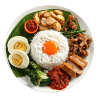 Malaysian Food AI-Generative png