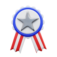 3d illustration Etats-Unis badge png