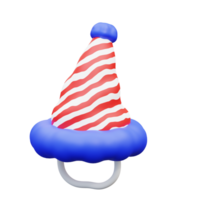 3d ilustração festa cone chapéu png