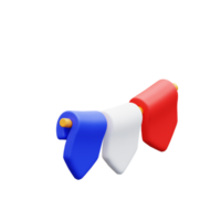 3d illustration Amérique drapeaux ornement png