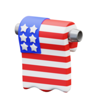 3d ilustración Estados Unidos Insignia png