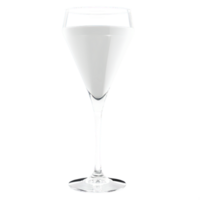 Silhouette of Cocktail Glass isolated on transparent background png