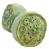 A Pair of Green vegetables with holes in them AI-Generative png