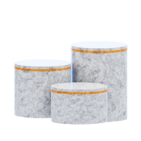 vit podium estetisk 3d ikon png