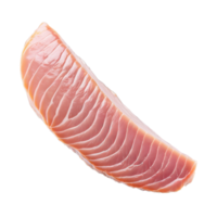 Raw chicken breast boneless and skinless pale pink hue shot from a high angle png