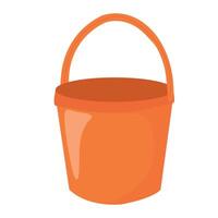 Bucket icon. Simple illustration of bucket icon for web design isolated on white background vector