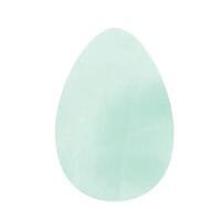 Watercolor egg silhouette. illustration isolated on white background, template for poster, icon, card, logo, label. vector