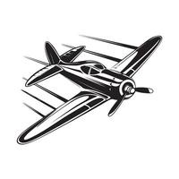 Small airplane isolated on white background Image vector