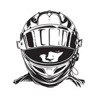 jinete casco diseño arte, iconos, y gráficos vector