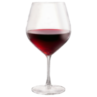 Schott Zwiesel Pure Full Bodied Red Wine glass tall angular bowl slender stem brick red png