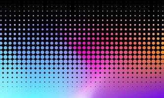 Colorful halftone pattern with gradient mesh vector