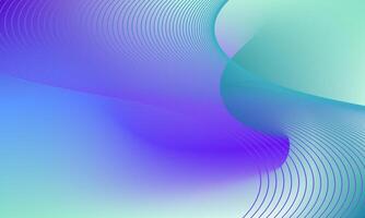 Gradient mesh and multi colored of wavy line background vector