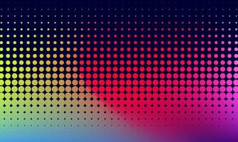 Colorful halftone background with gradient mesh vector