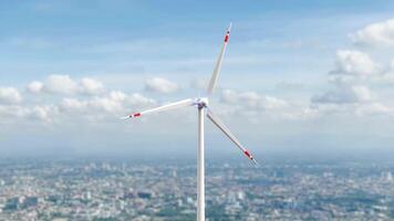 wind turbines energie, schoon energie, hernieuwbaar energie, natuurlijk energie video