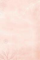 acuarela ligero rosado primavera vertical resumen fondo, digital cuadro. mano pintado resumen acuarela antecedentes con flores y hojas, ilustración vector