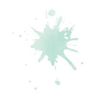 verde color mano dibujado acuarela líquido mancha. resumen agua manchas Escribiendo soltar elemento para diseño, ilustración, fondo de pantalla, tarjeta. ilustración aislado en blanco antecedentes. vector