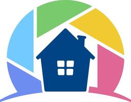 Home Photography Logo Design vector