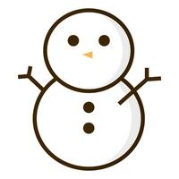 Snowman icon. Snowball. Winter. vector