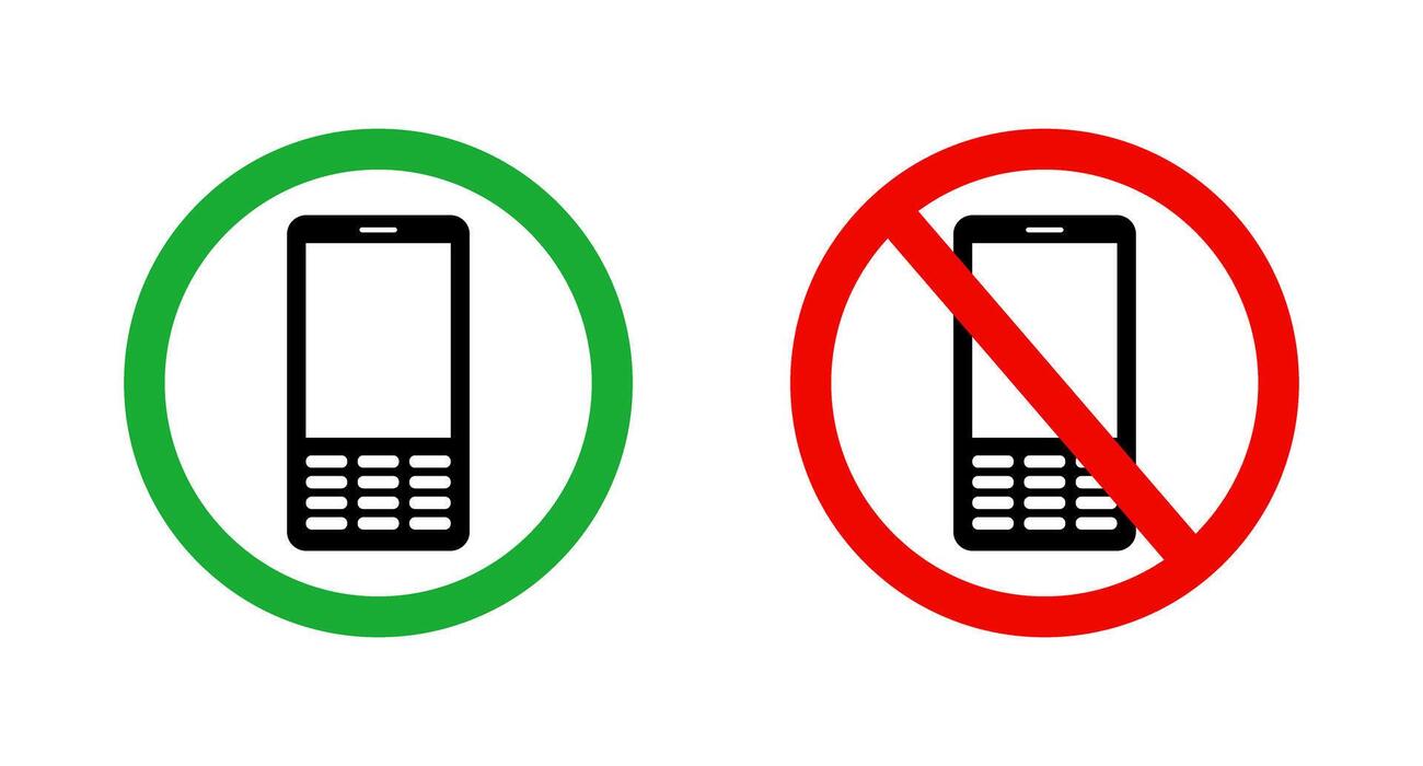 No Mobile Phone Icon Vector Art, Icons, and Graphics for Free Download