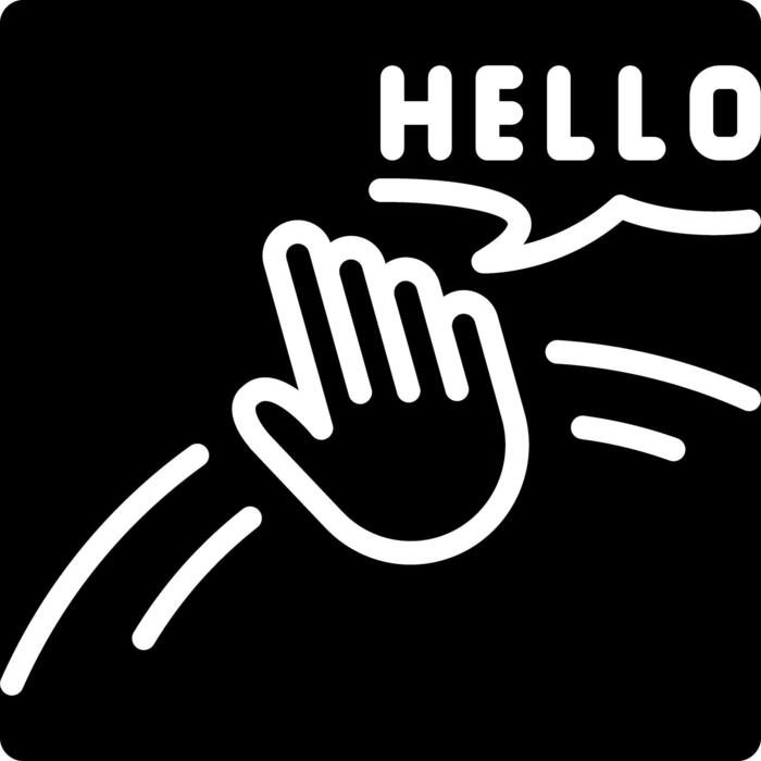 Hello Hand Icon Vector Art, Icons, and Graphics for Free Download