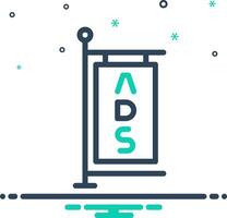 Mix icon for advertising vector