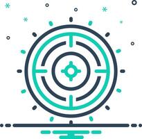Mix icon for aim vector