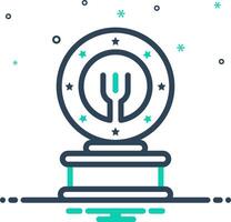 Mix icon for award vector