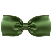 Chic Olive Green Satin Bra A chic olive green satin bra with a sophisticated earthy png