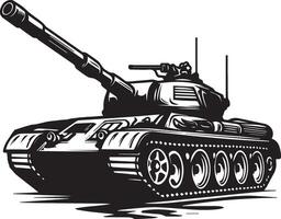 guerra tanque silueta. guerra tanque logo aislado en blanco antecedentes vector