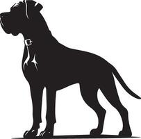 Dog silhouette set. Dog illustration vector