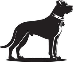 Dog silhouette set. Dog illustration vector