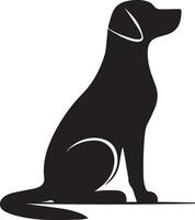 Dog silhouette set. Dog illustration vector