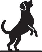 Dog silhouette set. Dog illustration vector