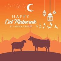 eid Alabama adha islámico bandera antecedentes. gráfico diseño para el decoración de regalo certificados, pancartas y volantes vector