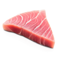rauw zwaardvis steak pale roze kleur vlezig structuur gefotografeerd van de kant voedsel en culinaire png