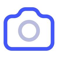 Camera icon for web, app, infographic vector