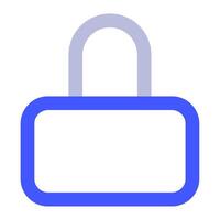Lock icon for uiux, web, app, infographic, etc vector