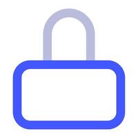 Lock icon for uiux, web, app, infographic, etc vector