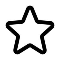 estrella icono para uiux, web, aplicación, infografía, etc vector