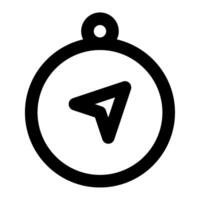 Compass icon for uiux, web, app, infographic, etc vector