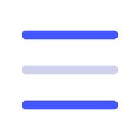 Menu icon for uiux, web, app, infographic, etc vector