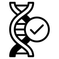 DNA icon for web, app, infographic, etc vector