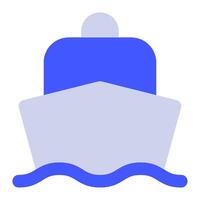 crucero Embarcacion icono para web, aplicación, infografía vector