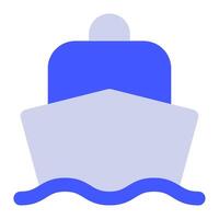 Cruise Ship icon for web, app, infographic vector