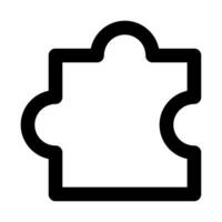 Puzzle icon for uiux, web, app, infographic, etc vector