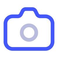 Camera icon for uiux, web, app, infographic, etc vector