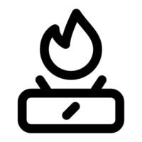 Camping Stove icon for web, app, infographic vector