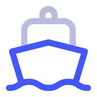 Cruise Ship icon for web, app, infographic vector