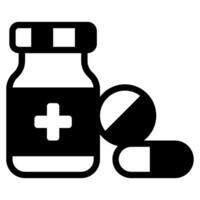 medicina icono para web, aplicación, infografía, etc vector