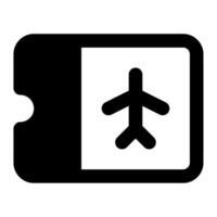 Boarding Pass icon for web, app, infographic vector